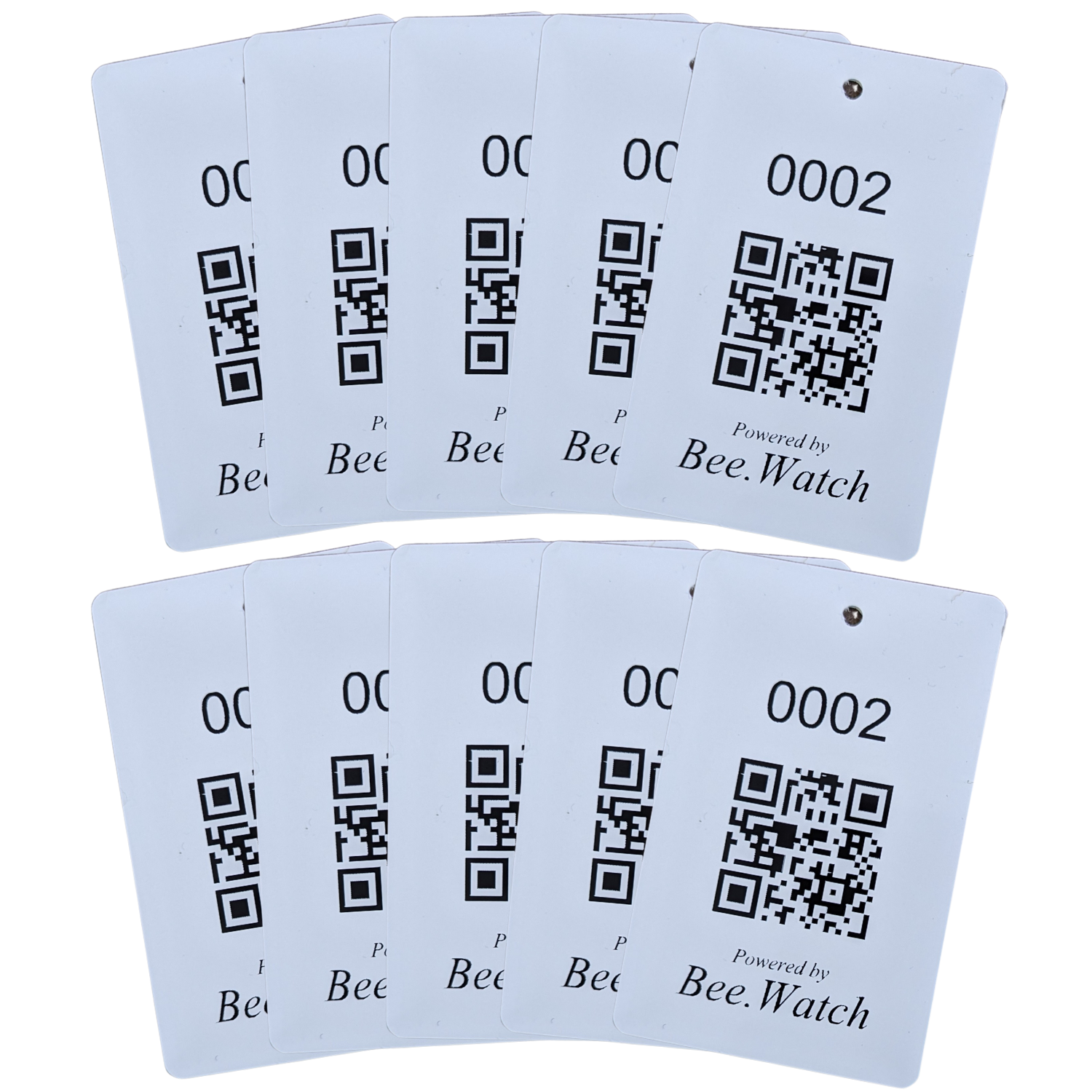 Apiary Management System - QR Codes x10